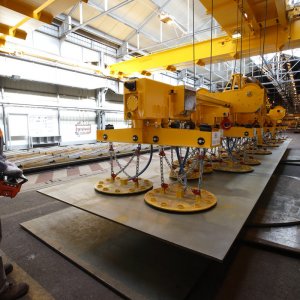 ACIMEX large capacity lifting beam for handling steel plates 